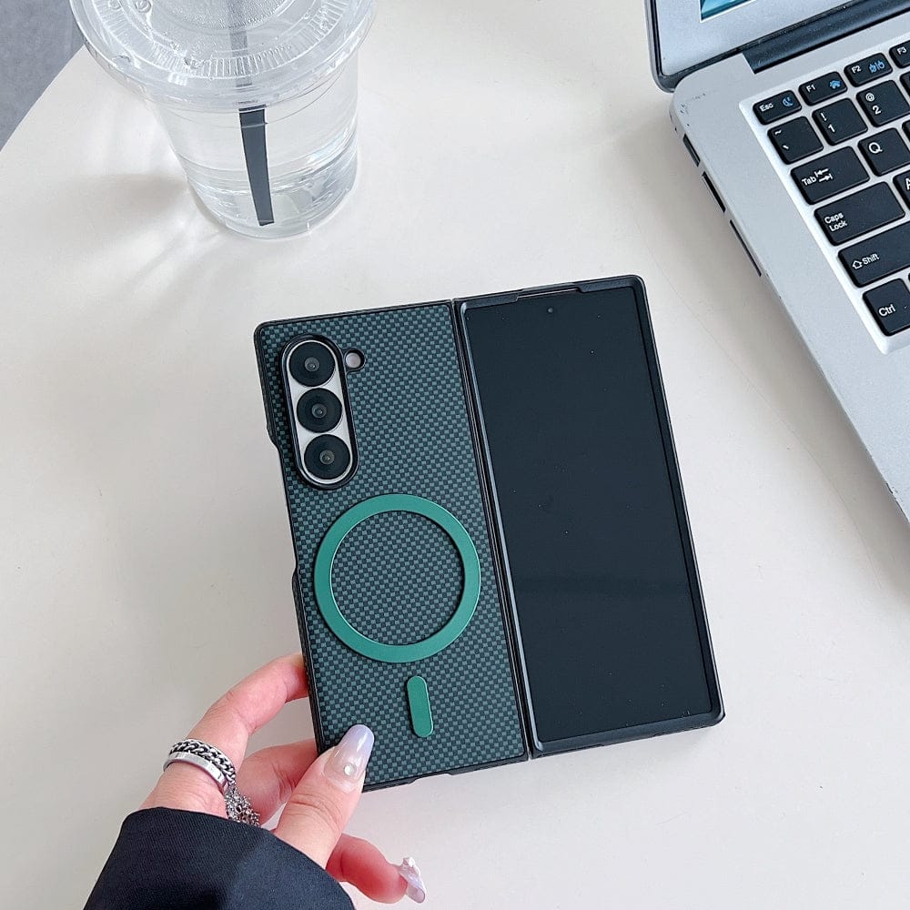 Carbon Grid Pattern Magsafe Phone Case - Samsung Z Series