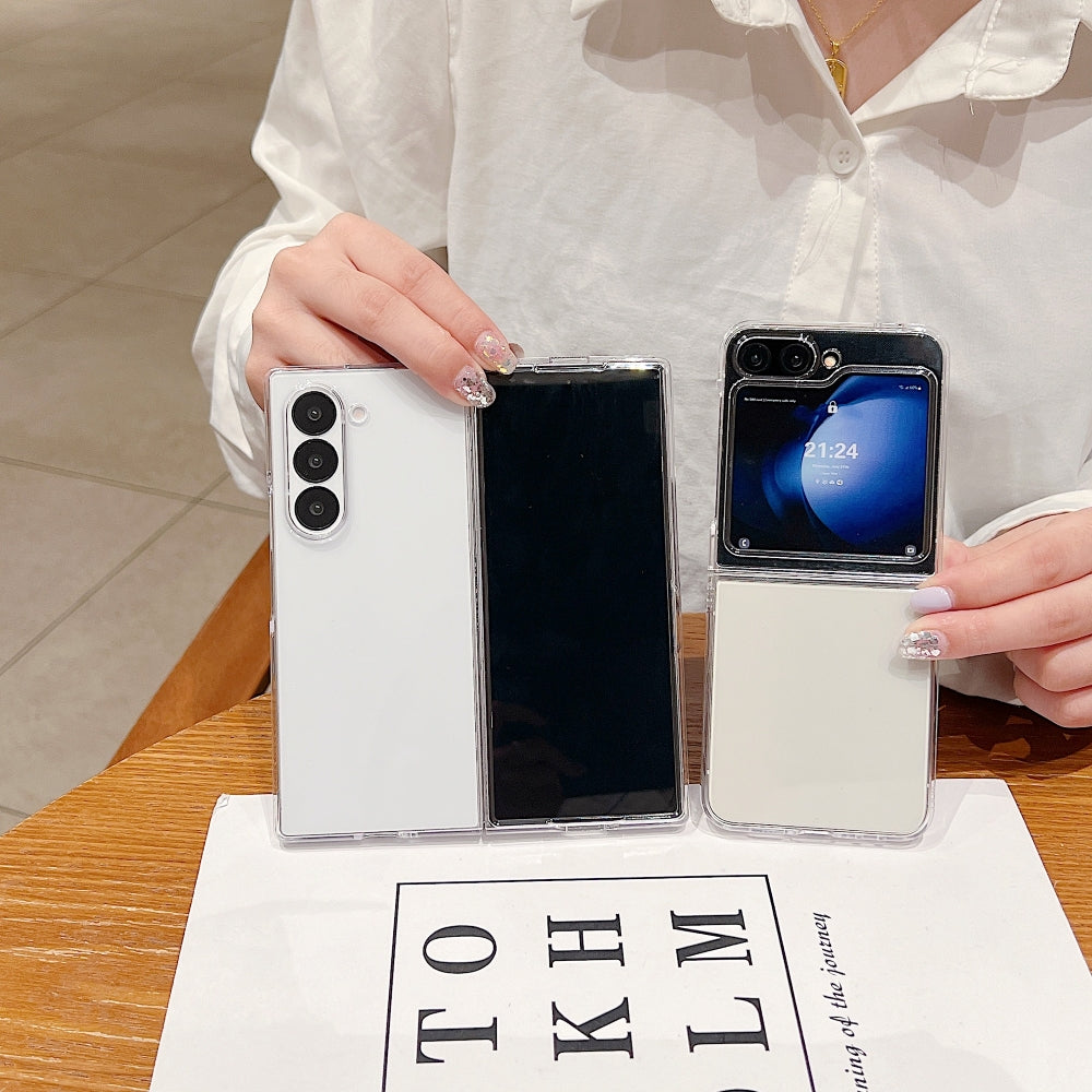 360 Transparent TPU (Soft) | PC (Hard) Phone Case - Samsung Z Fold 4
