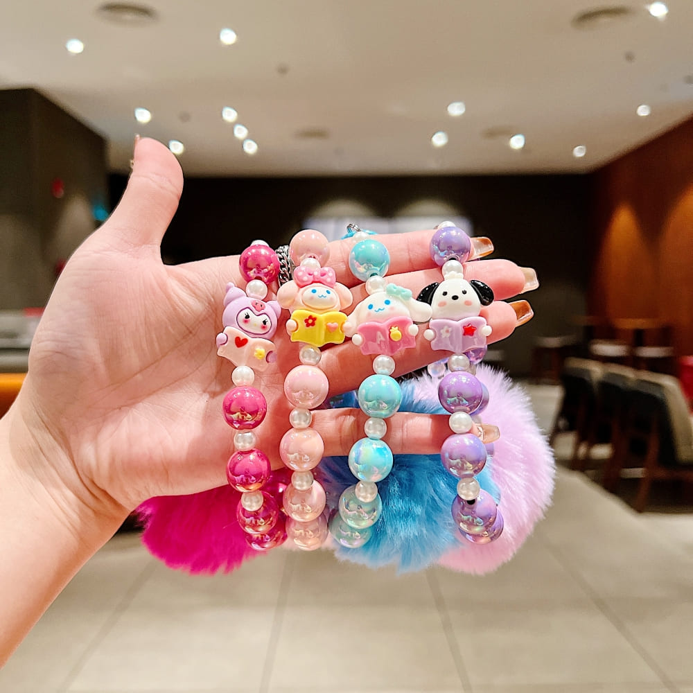Acrylic Hard-Wearing Beaded Phone Charm | Keychain | Handbag Charm