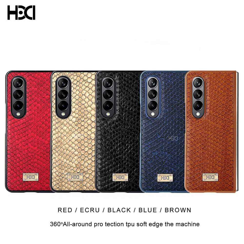 Artificial Alligator 3D Skin Plating Shockproof PU Leather Case - Samsung Z Flip 3