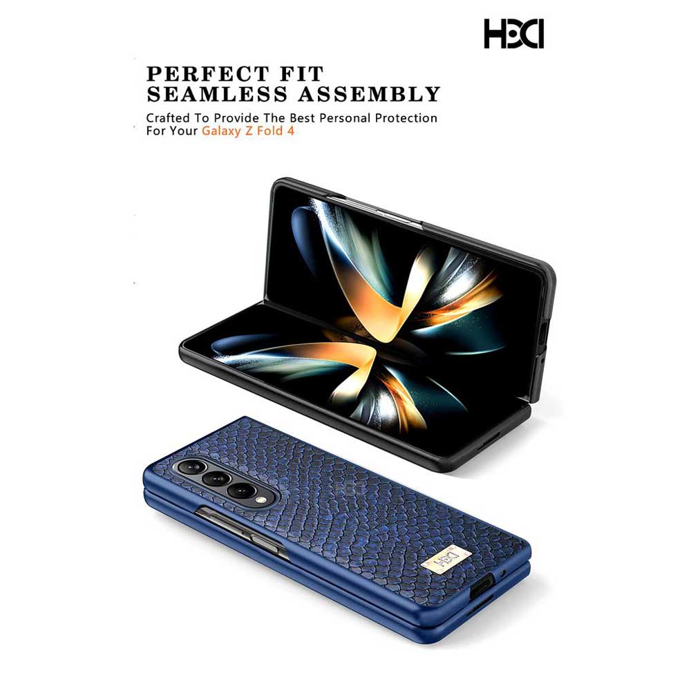 Artificial Alligator 3D Skin Plating Shockproof PU Leather Case - Samsung Z Flip 4