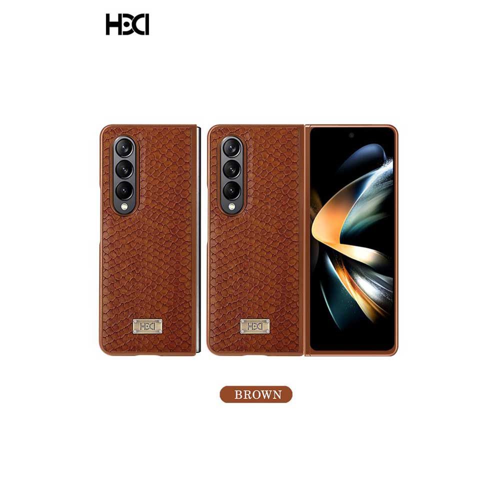 Artificial Alligator 3D Skin Plating Shockproof PU Leather Case - Samsung Z Flip 4