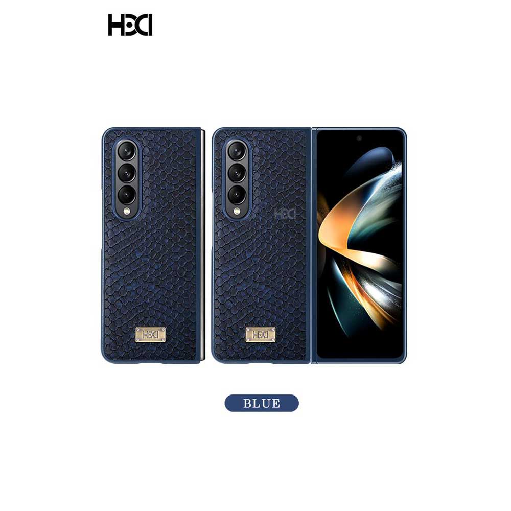 Artificial Alligator 3D Skin Plating Shockproof PU Leather Case - Samsung Z Flip 4