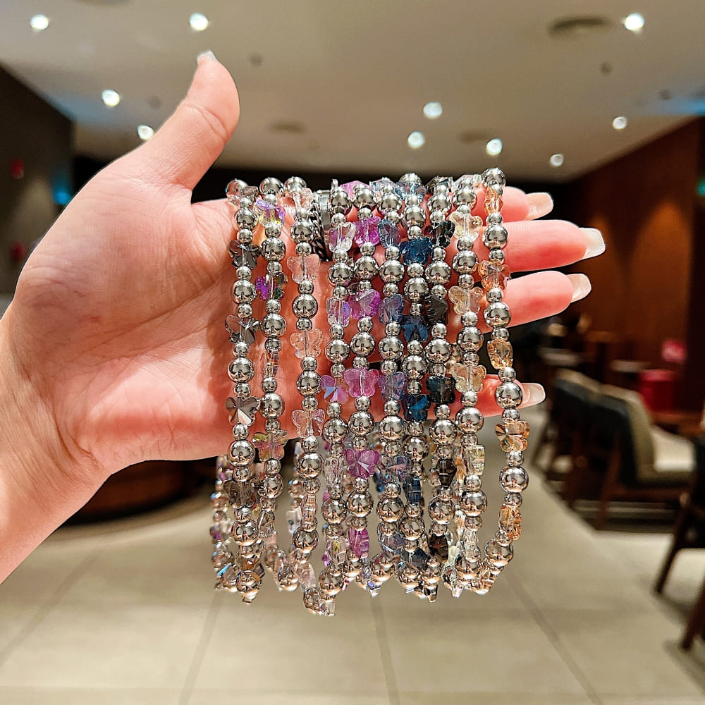 Crystal Cascade Phone Charm