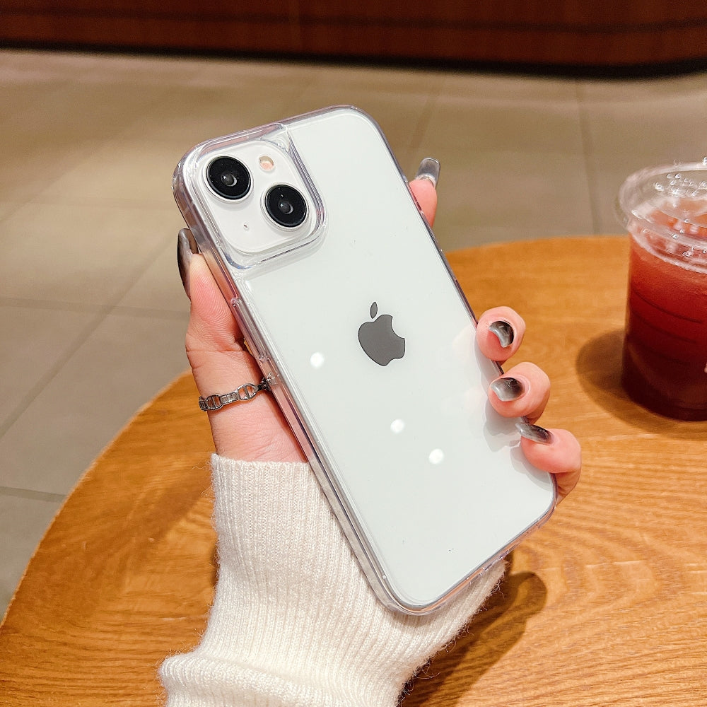 Electroplating Transparent Case with Colorful Border
