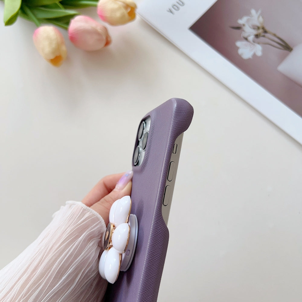 Flower Pop Grip Shockproof PC (Hard) Phone Case - iPhone 14 Pro Max