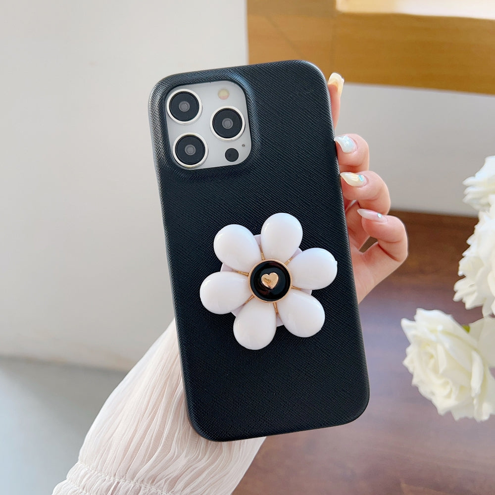 Flower Pop Grip Shockproof PC (Hard) Phone Case - iPhone 14 Pro Max