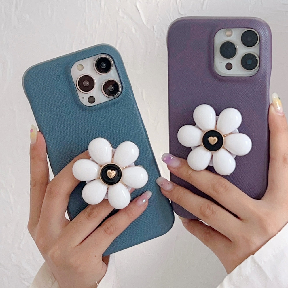 Flower Pop Grip Shockproof PC (Hard) Phone Case - iPhone 14 Pro Max