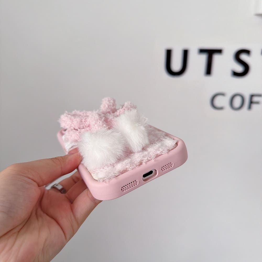 Fluffy Bow Bliss Phone Case