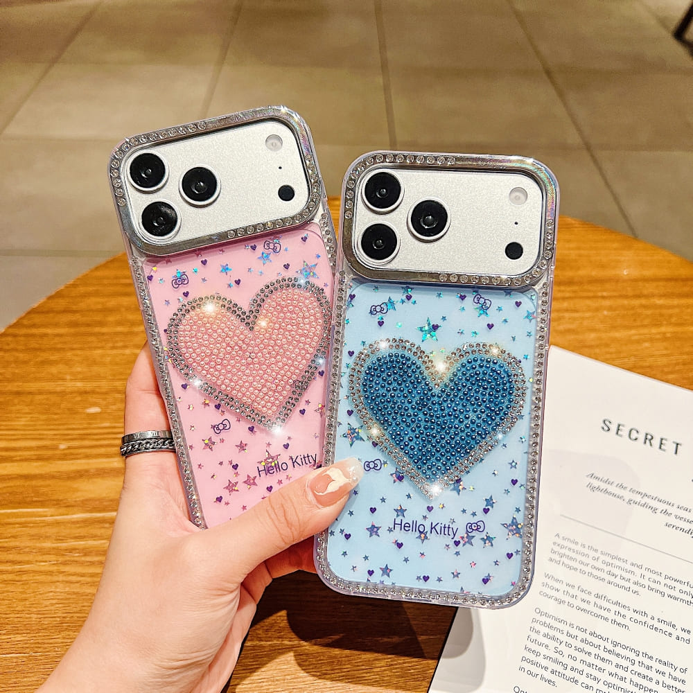 Glitter Crush Heart Phone Case