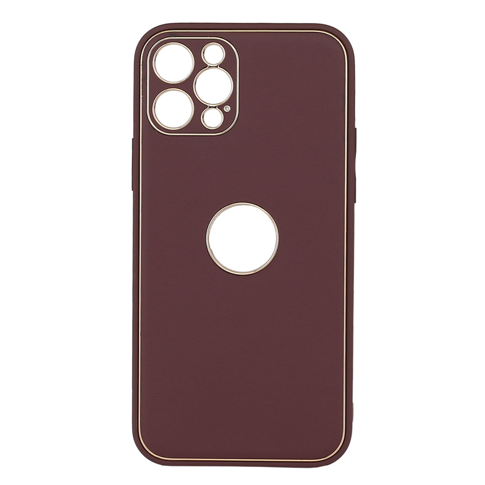 Leather Metal Plating Camera Protection Cover
