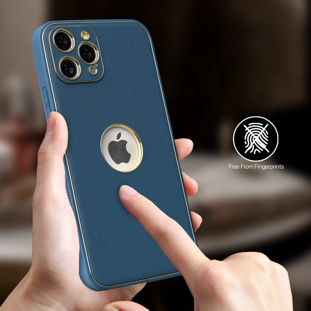 Leather Metal Plating Camera Protection Cover