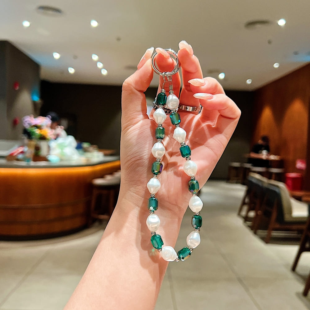 Ocean Gem Wristlet Phone Charm