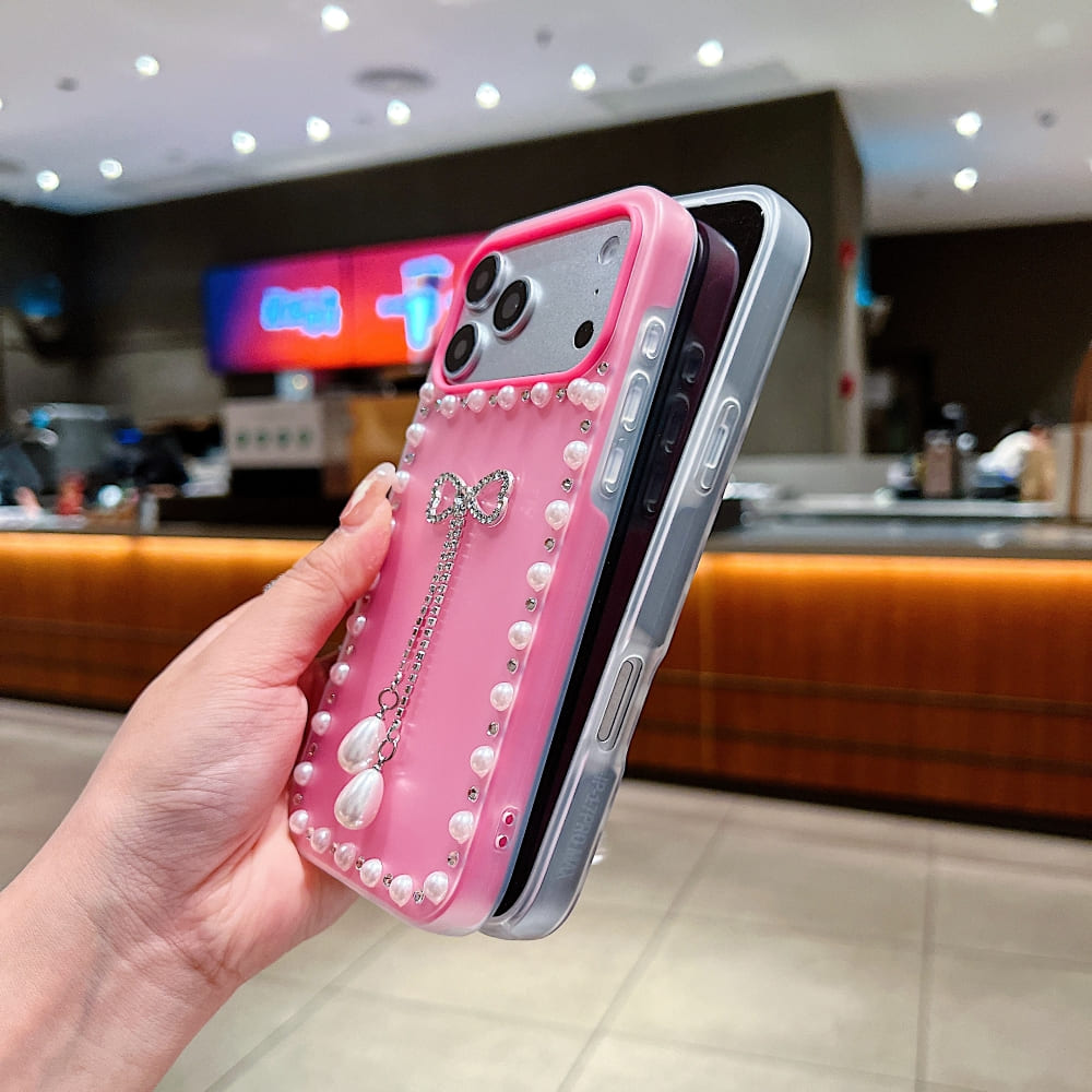Sweet Pearl Ribbon Phone Case