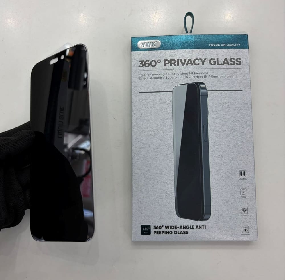 VWK 360 Degree Anti-Peeping Privacy Tempered Glass
