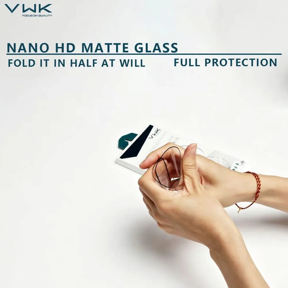 VWK Nano Hd Full Protection Tempered Glass - iPhone Series