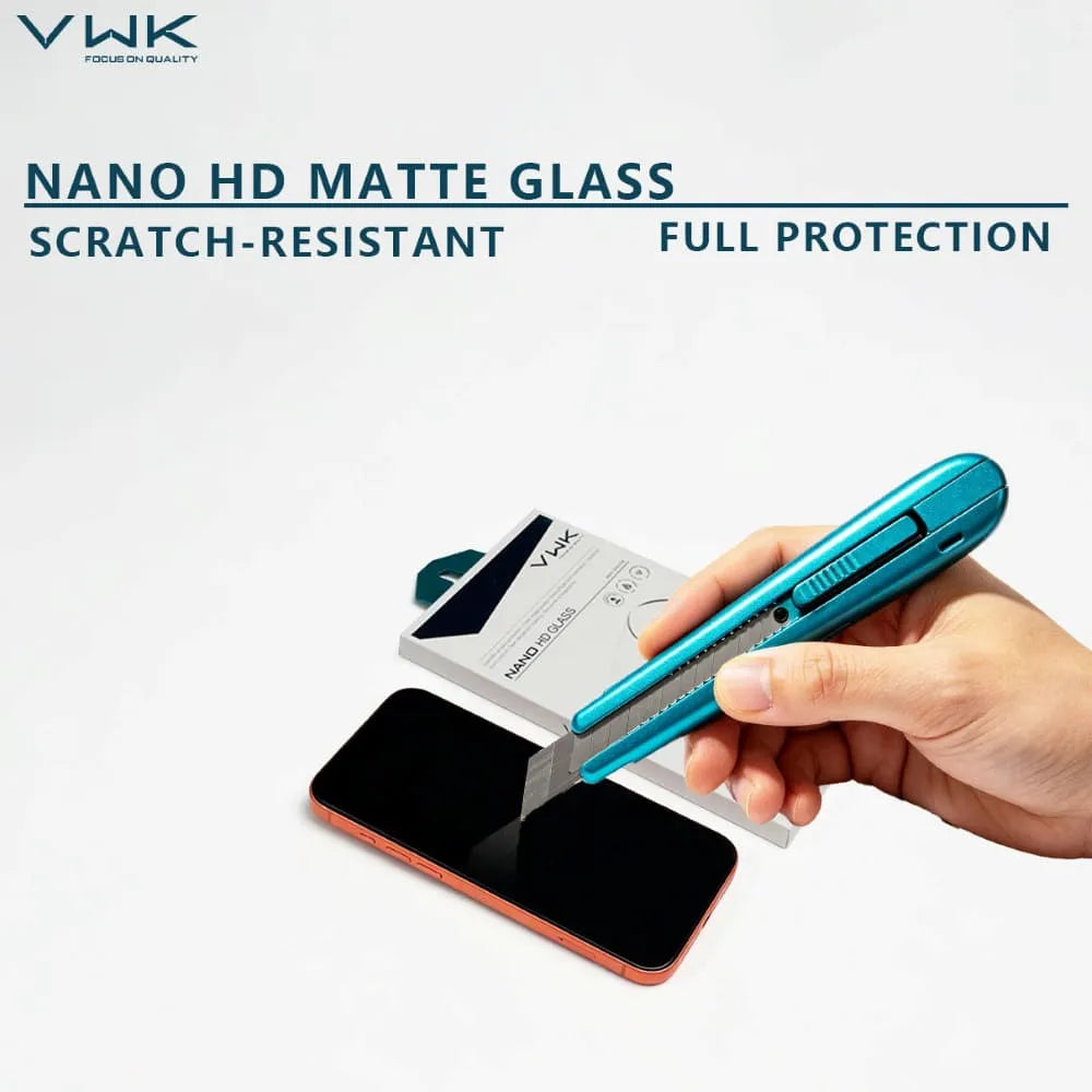 VWK Nano Hd Full Protection Tempered Glass - iPhone Series