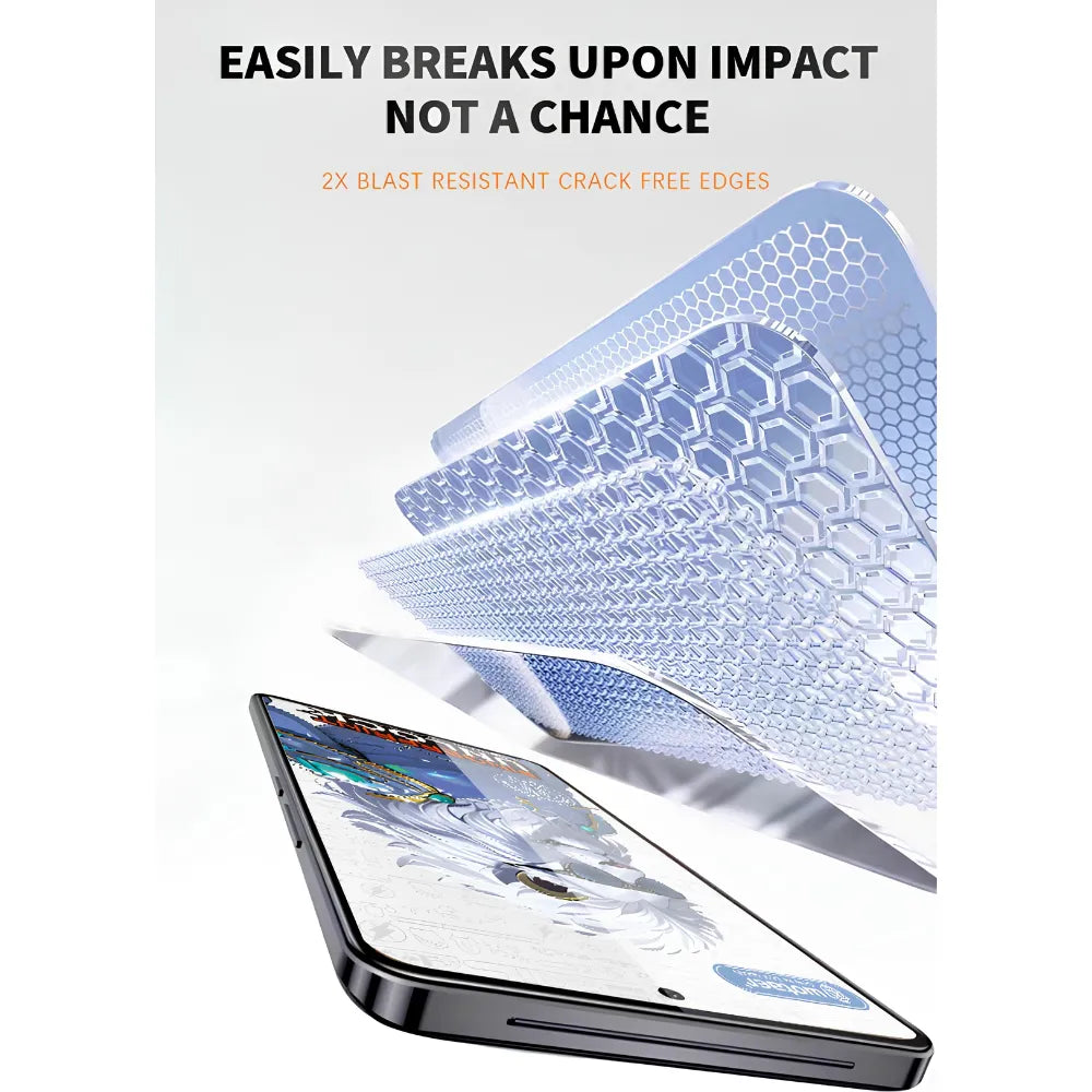 WOTAER Fingerprint Unlock 0.18MM Privacy Tempered Glass