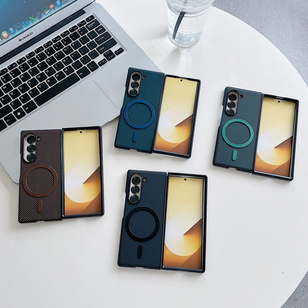 Carbon Grid Pattern Magsafe Phone Case - Samsung Z Series