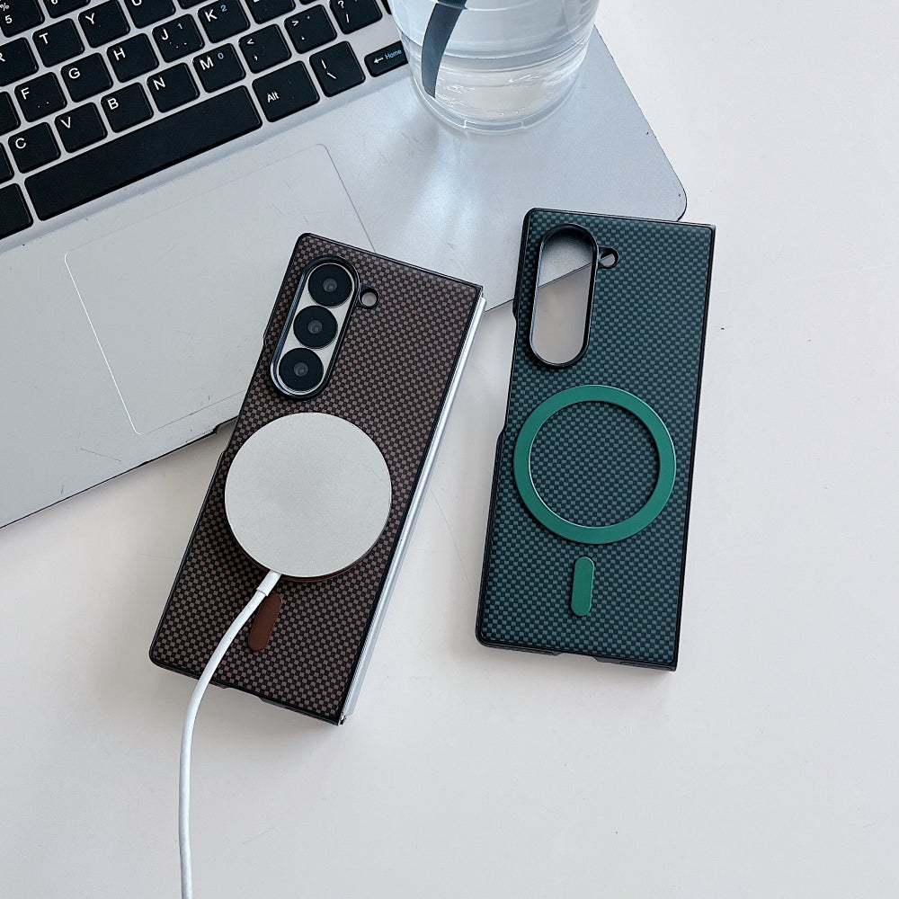 Carbon Grid Pattern Magsafe Phone Case - Samsung Z Series