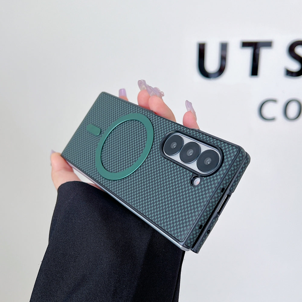 Carbon Grid Pattern Magsafe Phone Case - Samsung Z Series