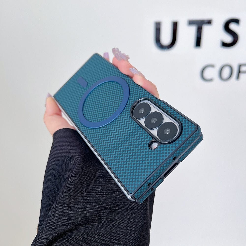 Carbon Grid Pattern Magsafe Phone Case - Samsung Z Series