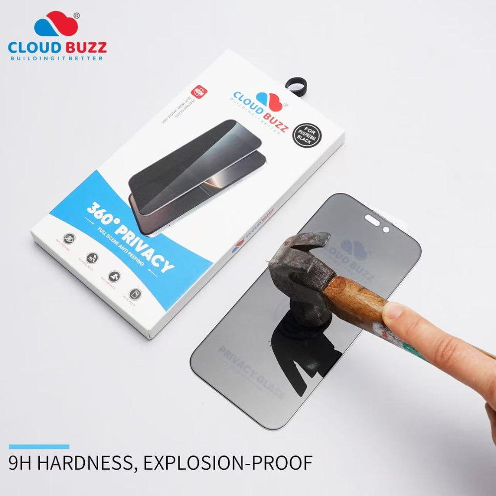 360 Degree Privacy Tempered Glass | Screen Protector | Anti-Spy Tempered Glass - iPhone Series