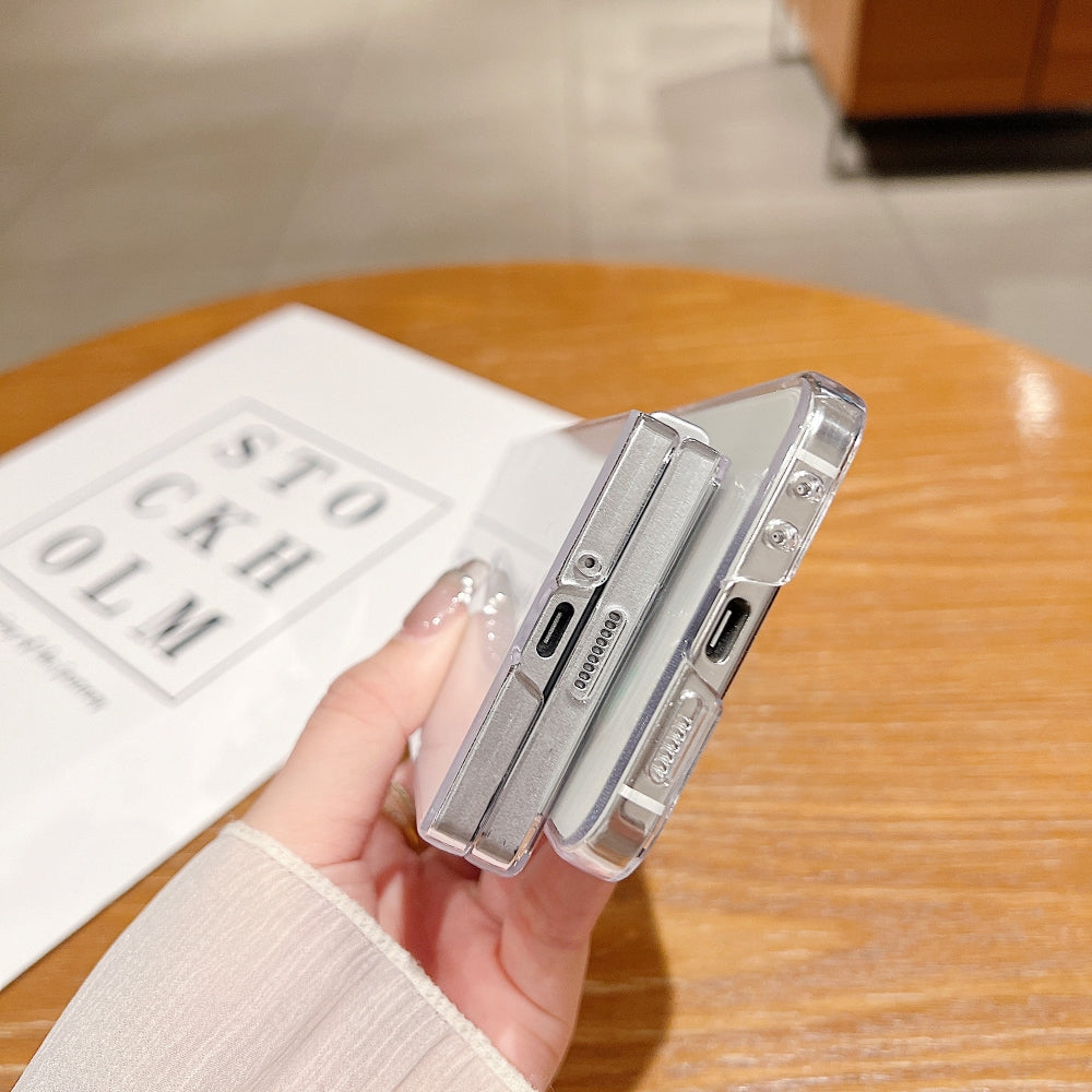 360 Transparent TPU (Soft) | PC (Hard) Phone Case - Samsung Z Fold 4