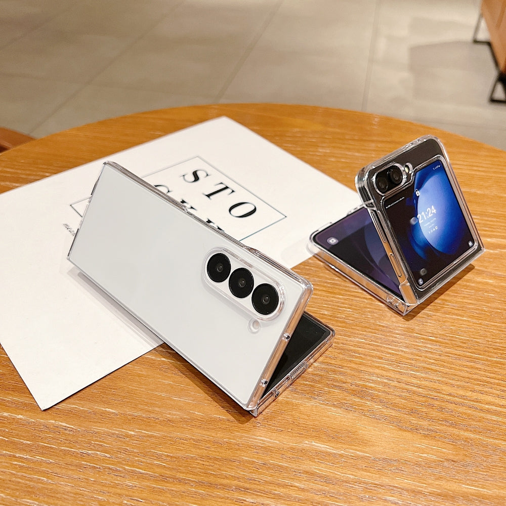 360 Transparent TPU (Soft) | PC (Hard) Phone Case - Samsung Z Fold 4
