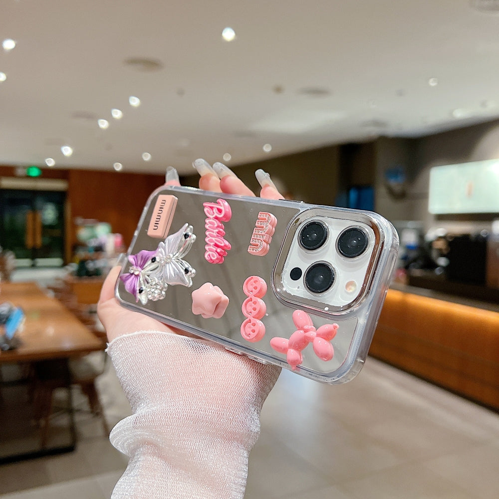 3D Creative Toy Graphic Mirror Phone Case