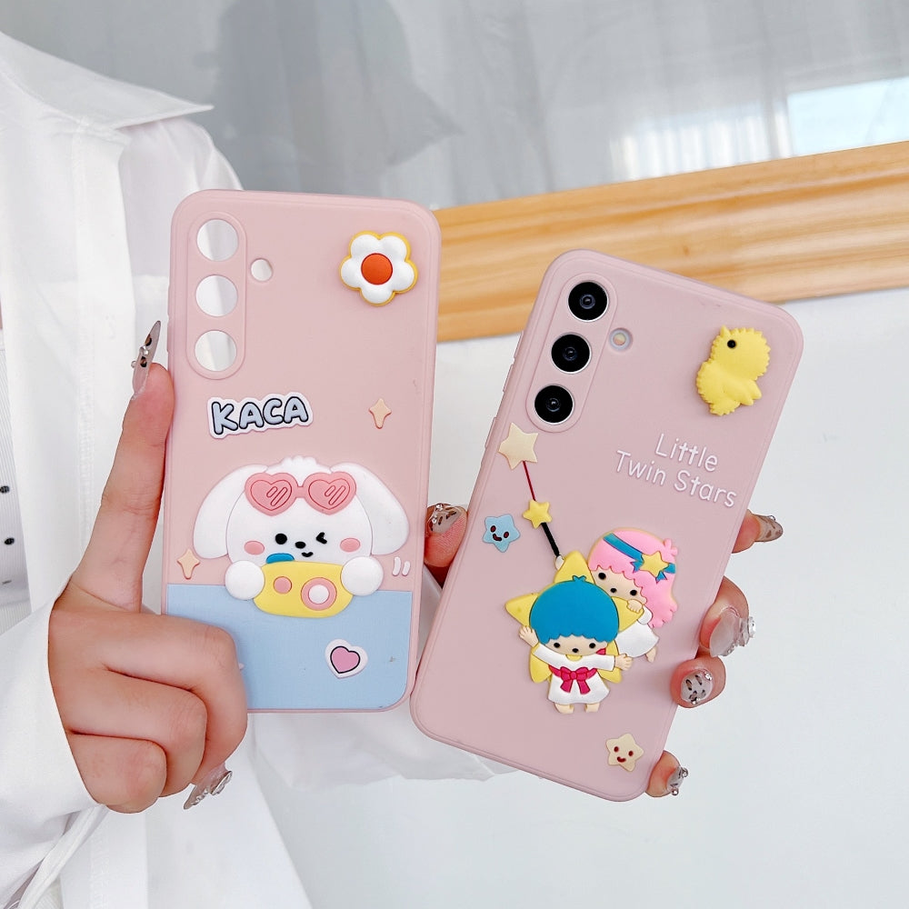 3D Spin Flower Silicone Soft Phone Case