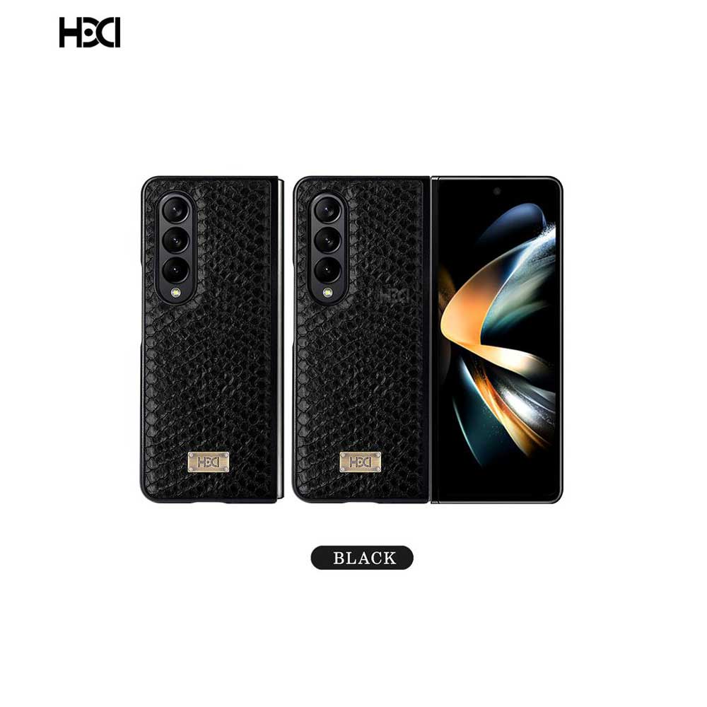 Artificial Alligator 3D Skin Plating Shockproof PU Leather Case - Samsung Z Flip 4