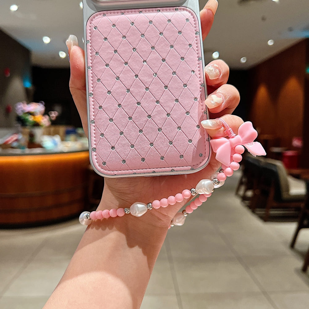 Cupid Bow Beaded Phone Charm