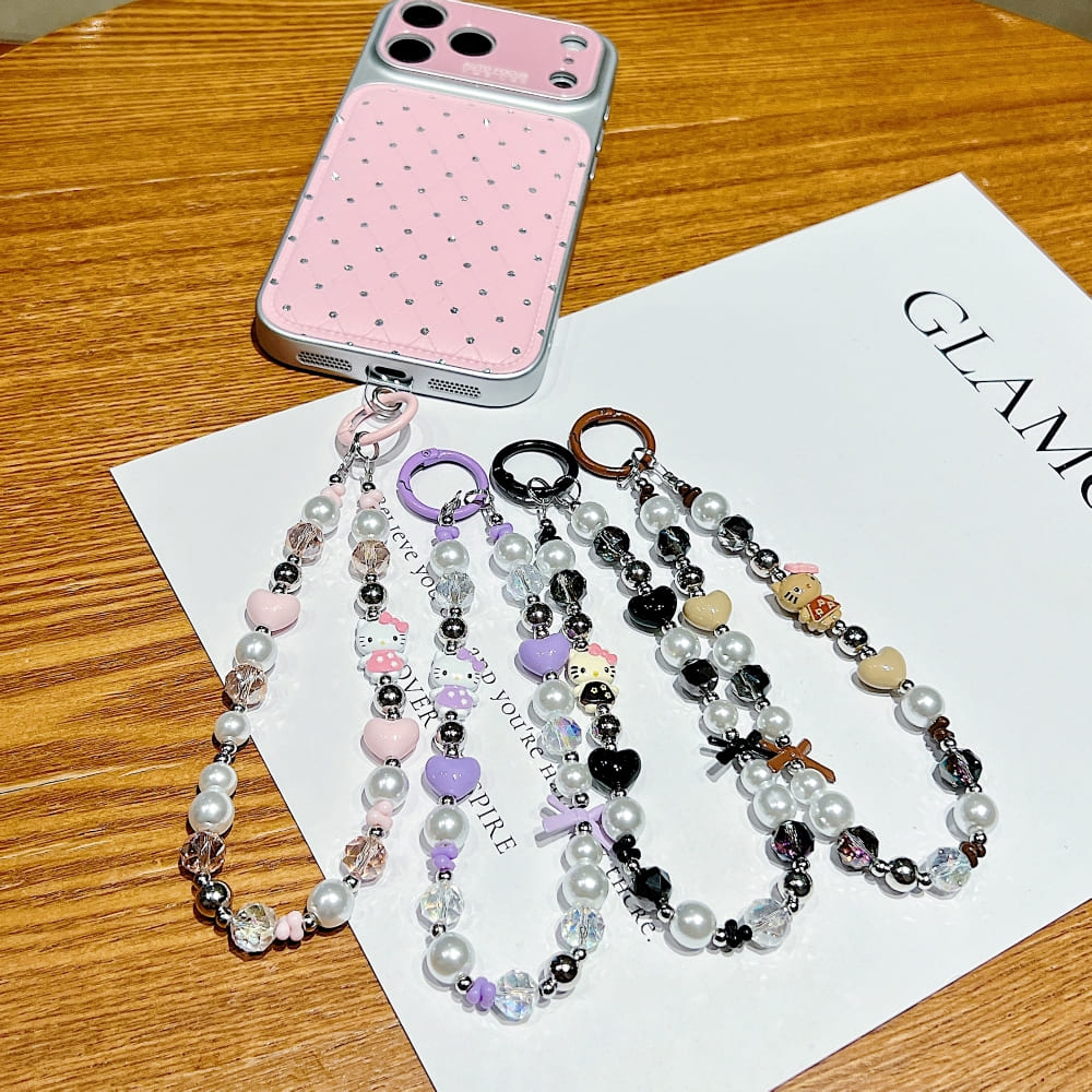 Cute Crush Wristlet Phone Charm