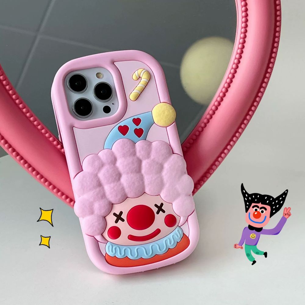 Cute 3D Joker Shockproof Silicone Cover