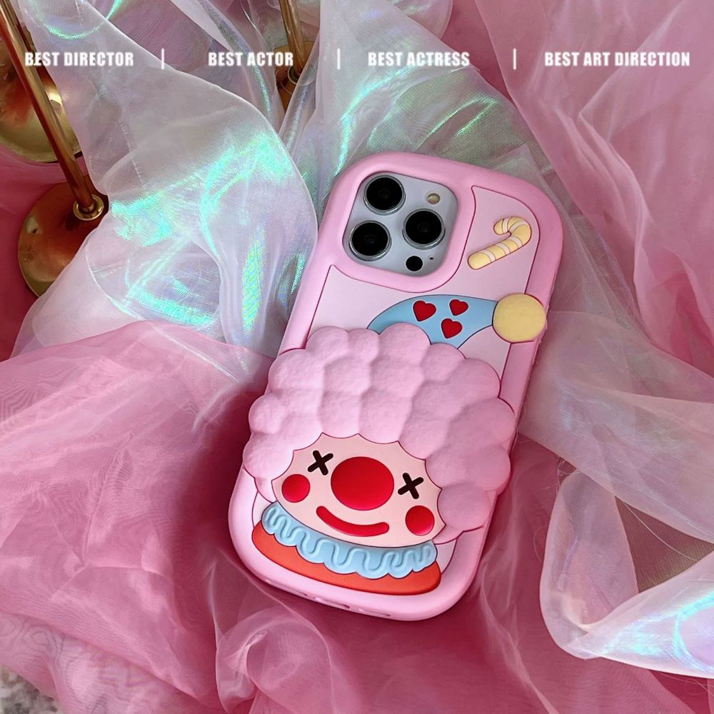 Cute 3D Joker Shockproof Silicone Cover