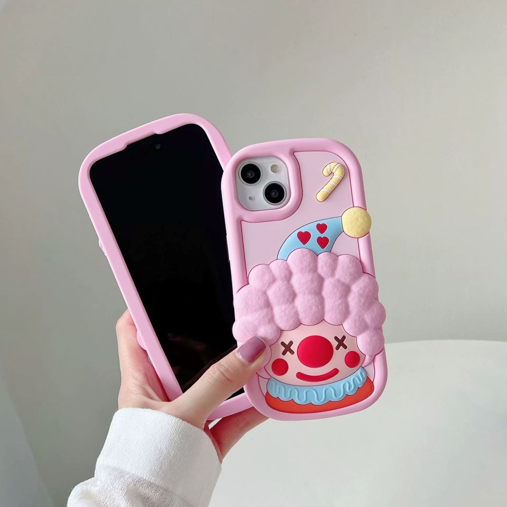 Cute 3D Joker Shockproof Silicone Cover