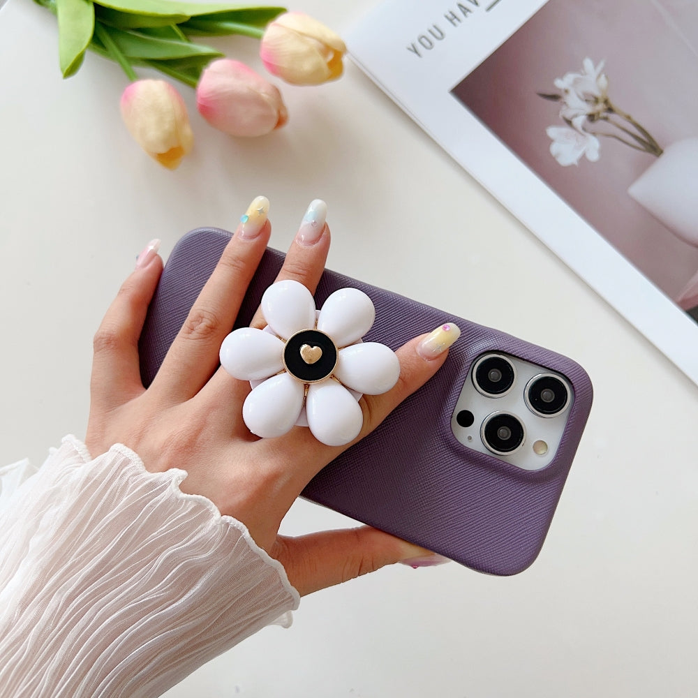 Flower Pop Grip Shockproof PC (Hard) Phone Case - iPhone 14 Pro Max