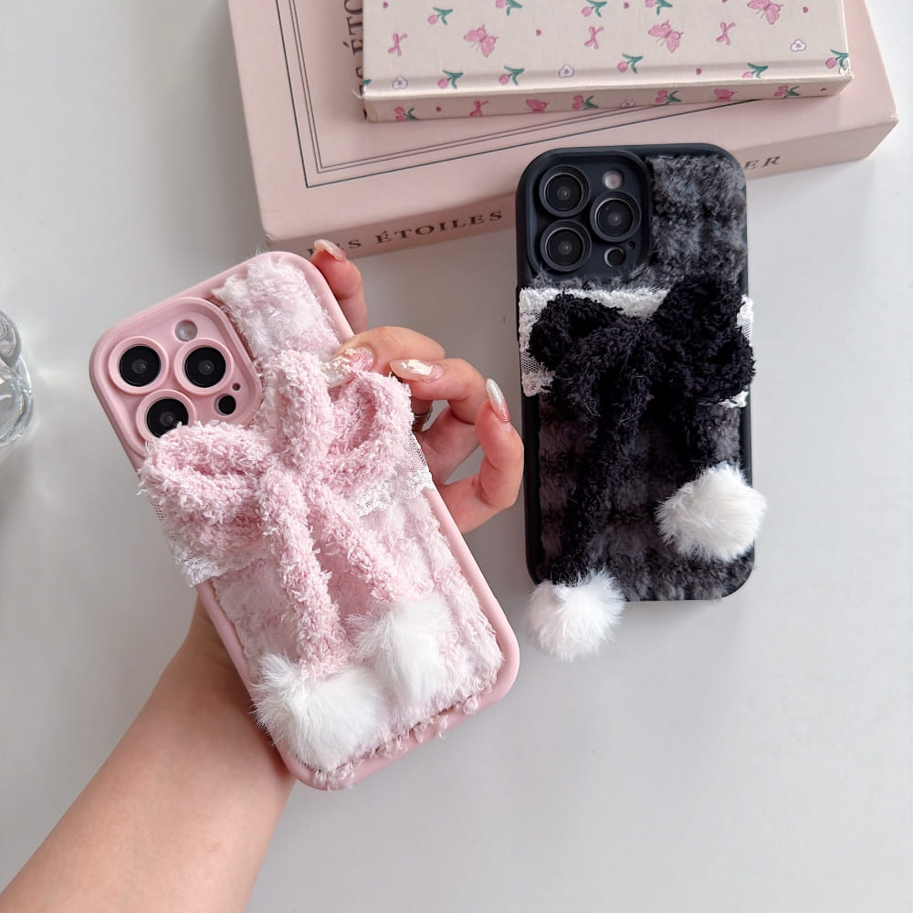Fluffy Bow Bliss Phone Case