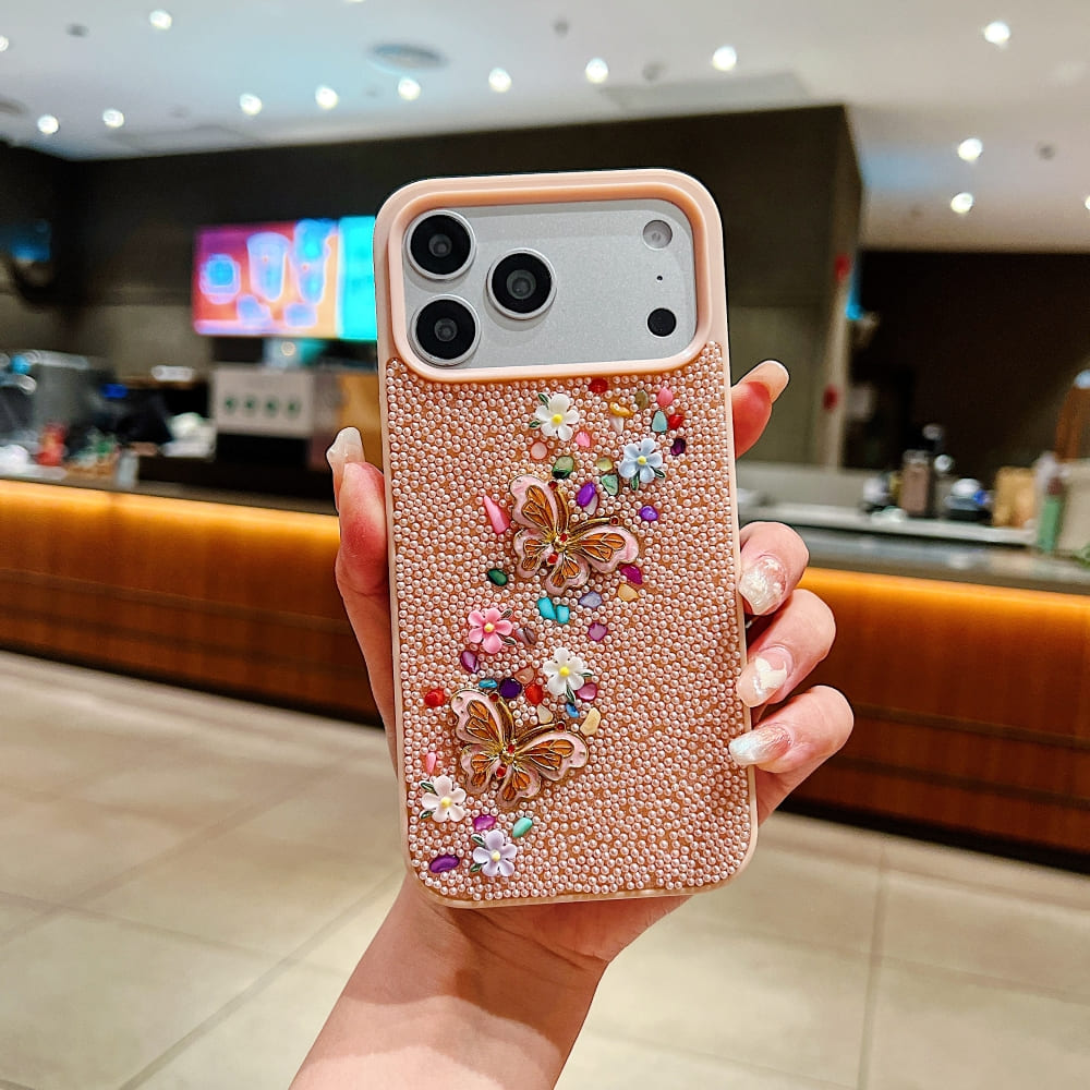 Glam Butterfly Garden Phone Case