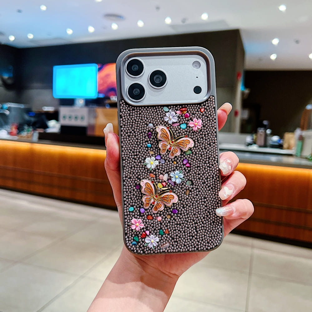 Glam Butterfly Garden Phone Case