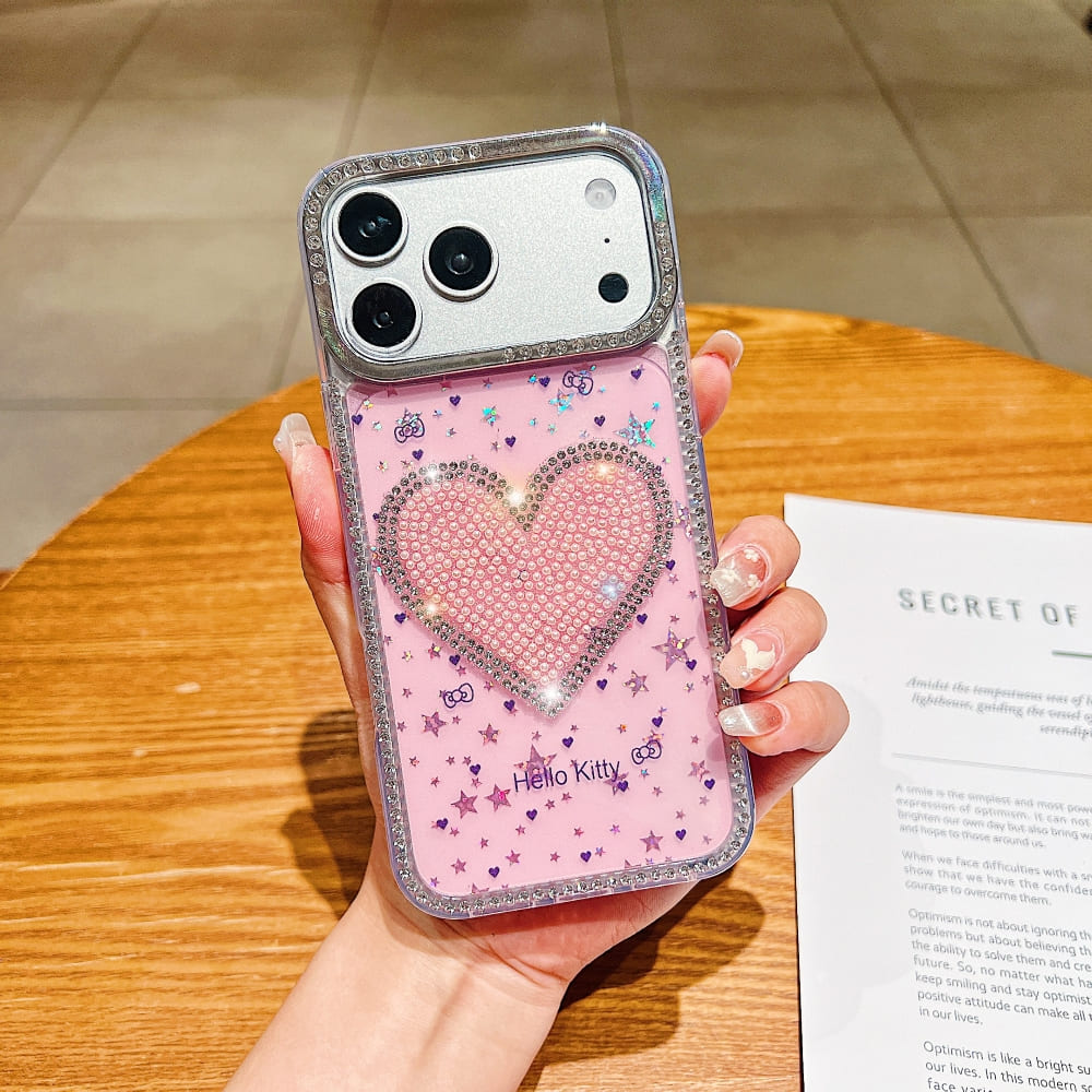 Glitter Crush Heart Phone Case