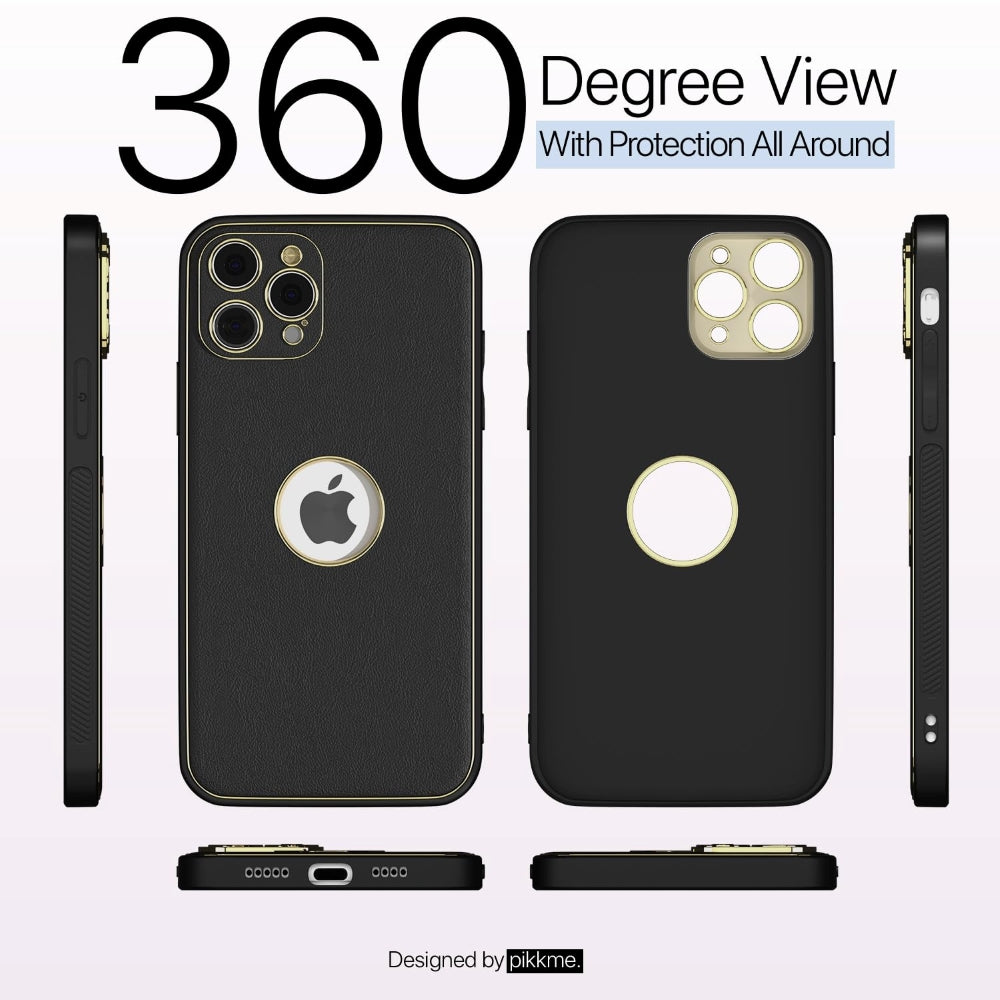 Leather Metal Plating Camera Protection Cover