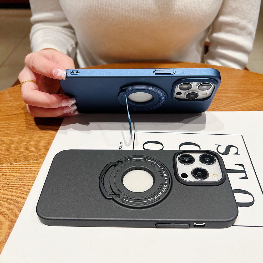 Matte Magsafe Magnetic Phone Case With Hidden Kickstand - iPhone 13