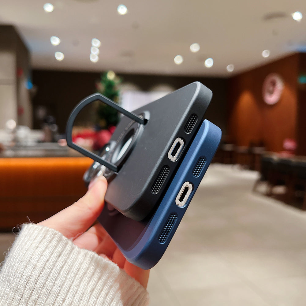 Matte Magsafe Magnetic Phone Case With Hidden Kickstand - iPhone 13