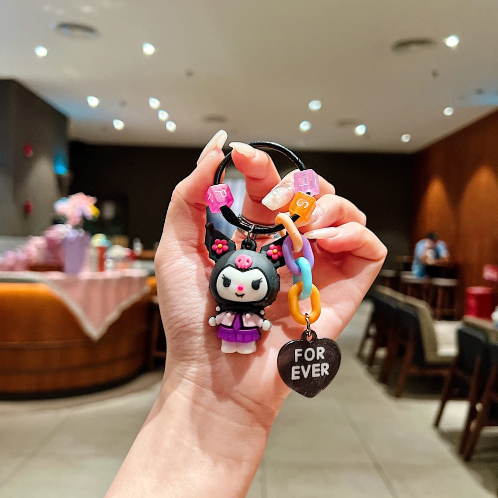 Playful Rainbow Candy Vibe Phone Charm | Keychain | Handbag Charm