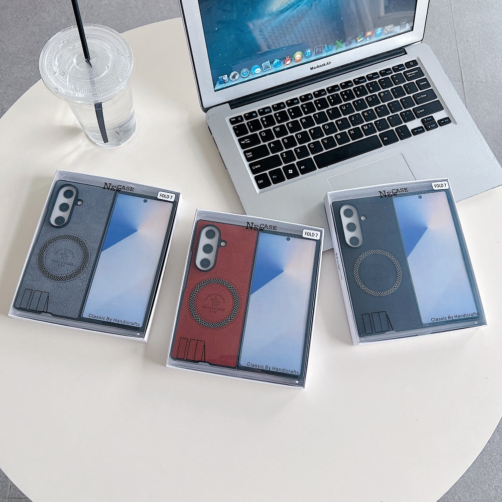 Retro PU Leather Magsafe Phone Case - Samsung Z Series