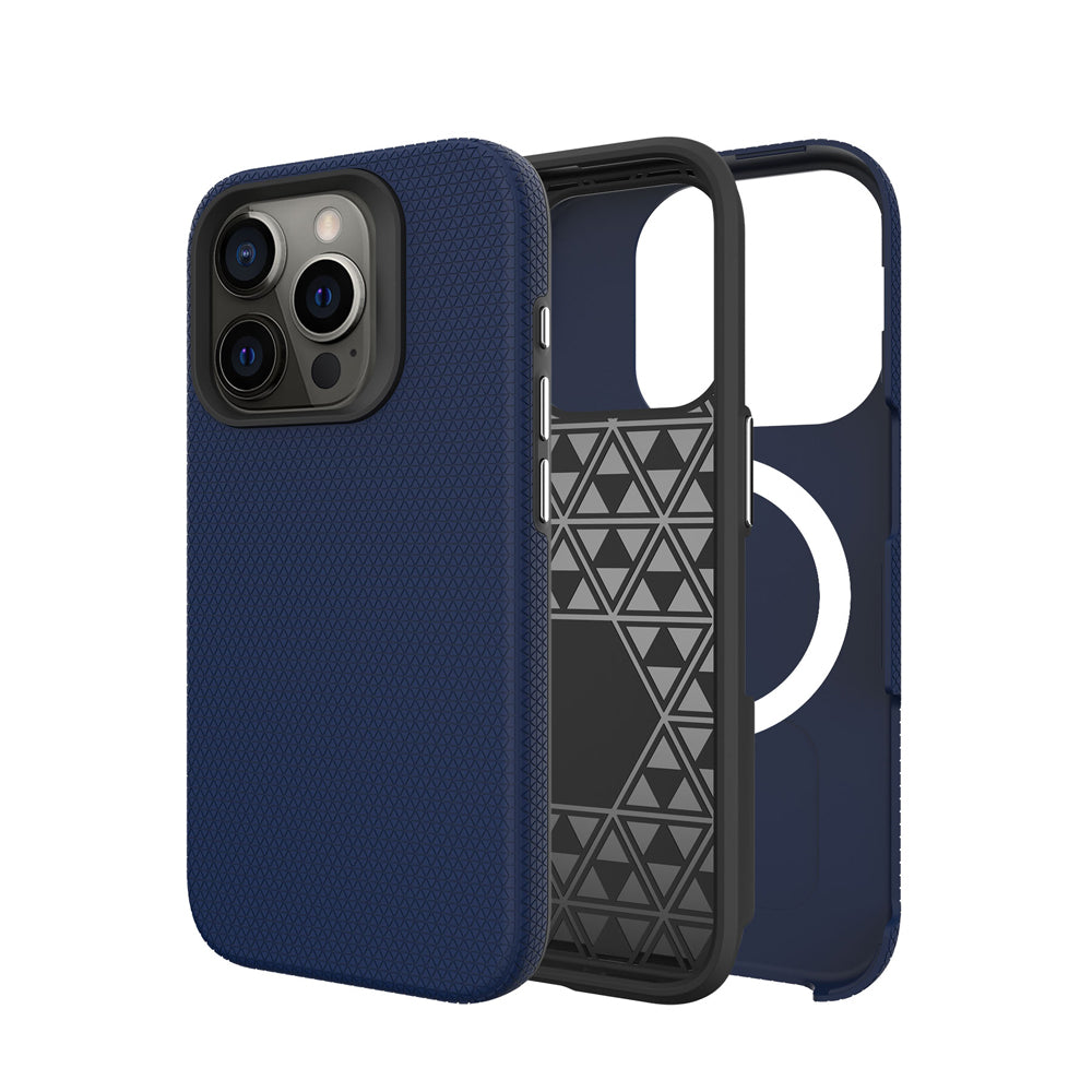 Shockproof Rugged Metal Button Phone Case