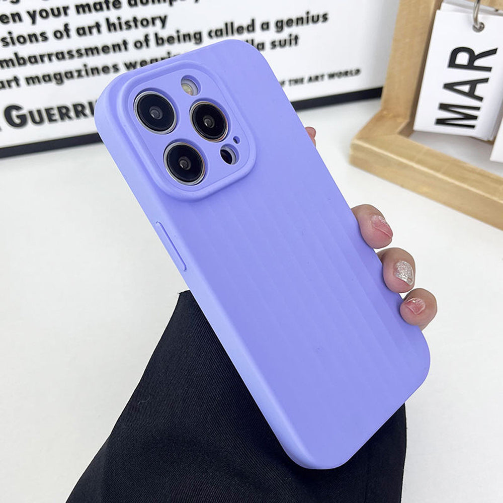 Premium Stripe Silicone Camera Protection Cover