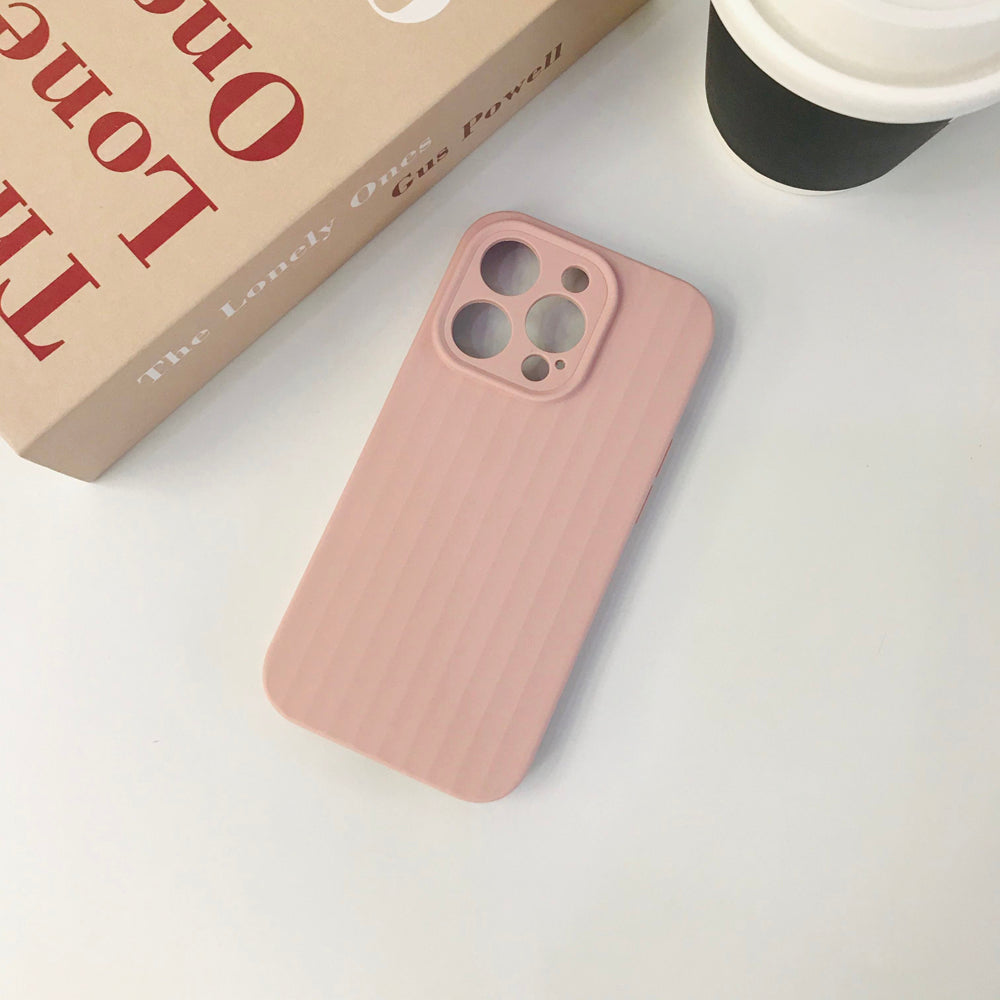 Premium Stripe Silicone Camera Protection Cover